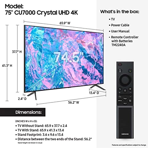UN75CU7000FXZA - 75 inch