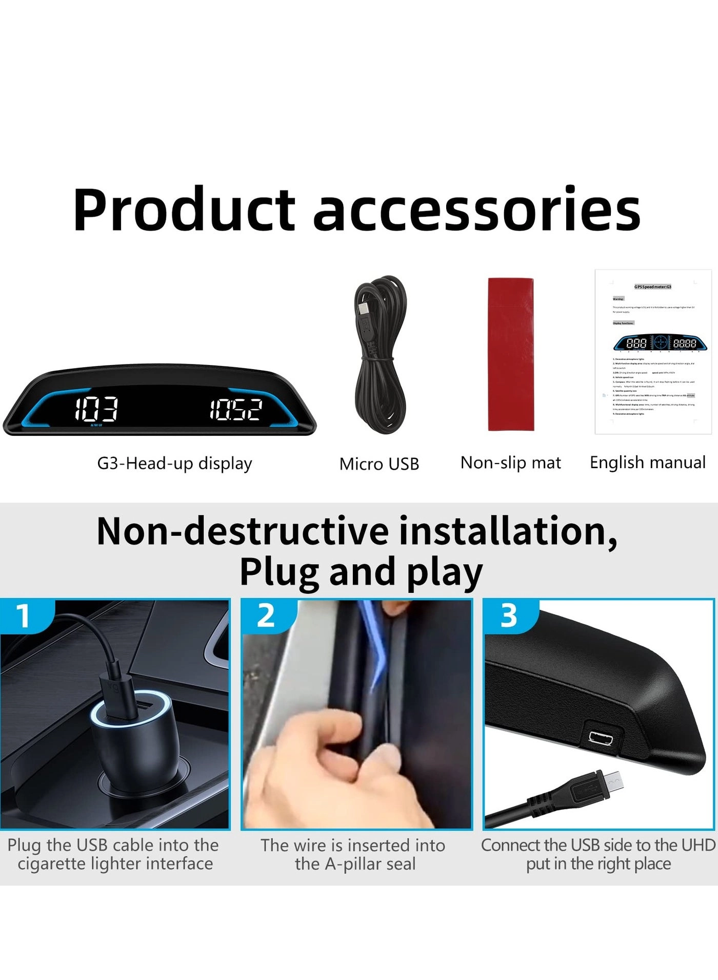 Digital GPS Speedometer - 1 PCS