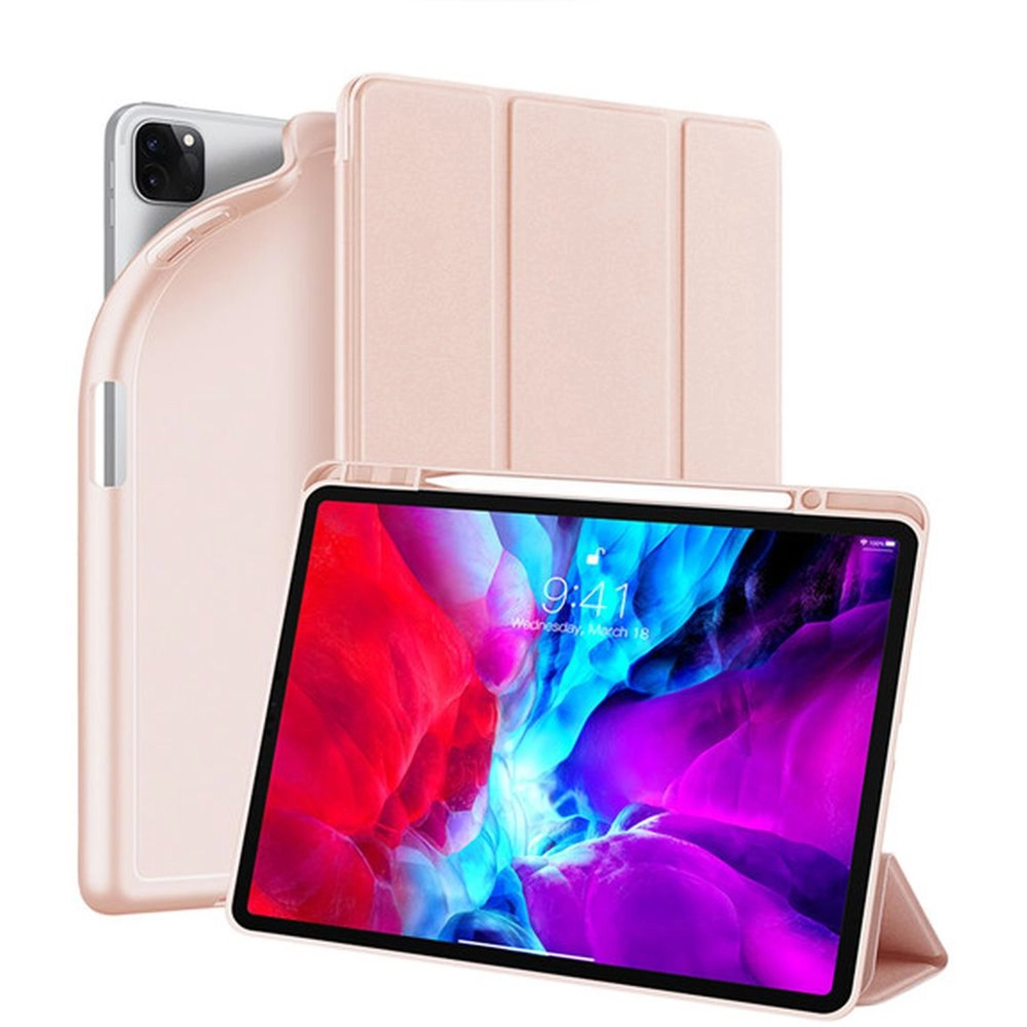 Dux Ducis Flip Case with Pencil Holder for iPad Pro 12.9-inch (2020)
