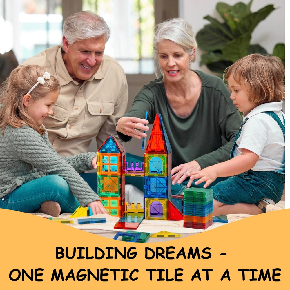 Magnetic Tiles - 122 pcs