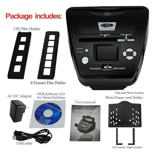 Film Scanner - 32G SD Card Storage 2.36" LCD Screen