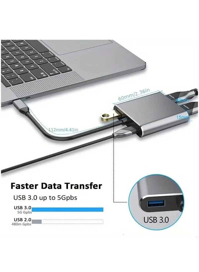 USB C Hub - USB3.0 4K*2K@30Hz