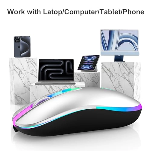 Rechargeable Wireless Mouse - Bluetooth