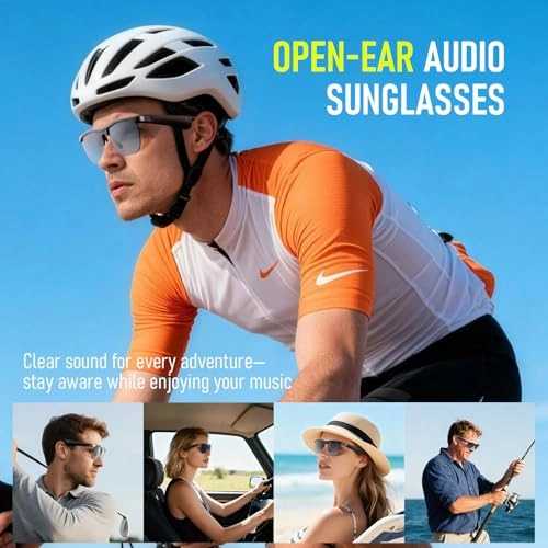 Smart Audio Glasses - Polarized 8H Playtime Open-Ear Audio