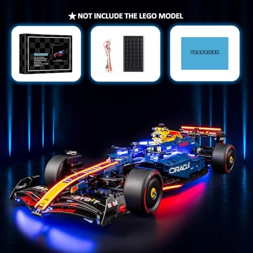 LED Light for LEGO Technic Oracle Red Bull Racing RB20 F1 Car 42206