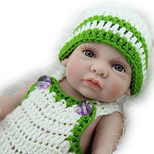 Reborn Baby Doll - 10 inch 25 cm Silicone black skin Ages 3 months+