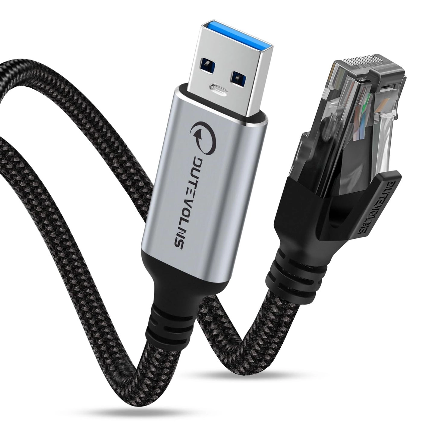 Dutevolns USB to Ethernet Cable - 5 FT