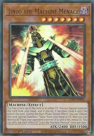 Yugioh Singles Jinzo The Machine Menace LED7-EN031