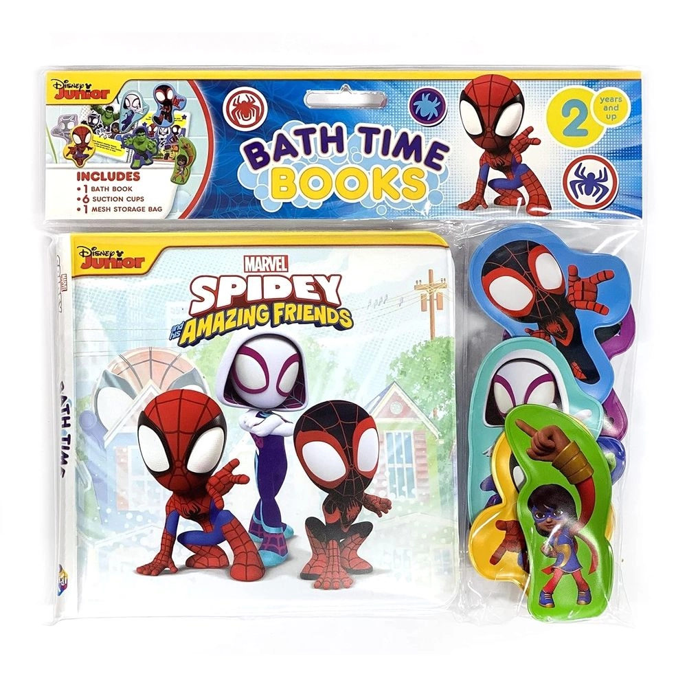 Phidal Publishing Spidey Or Spider-Man Bathtime Book - Eva 6 pages