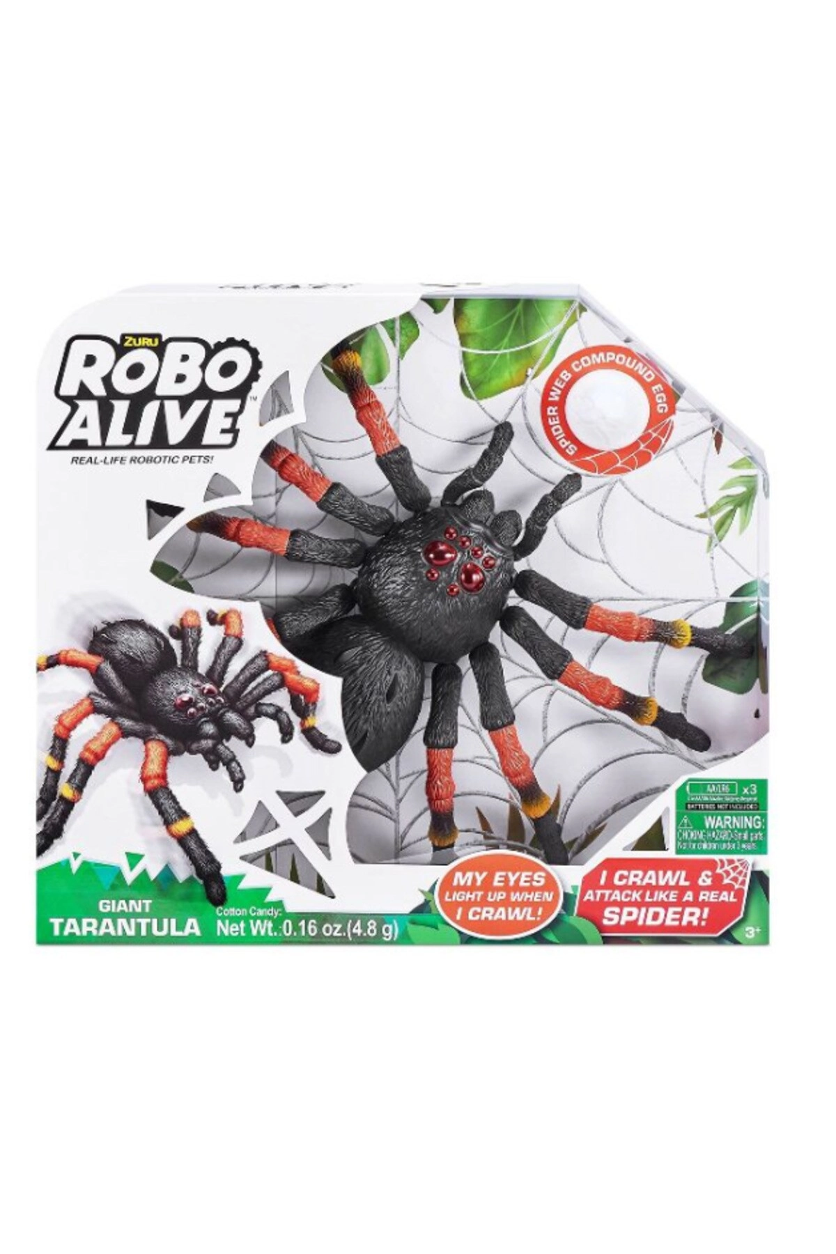COLOR LAND CHILDRENS TOYS CENTER LLC Giant Tarantula Spider - 15"