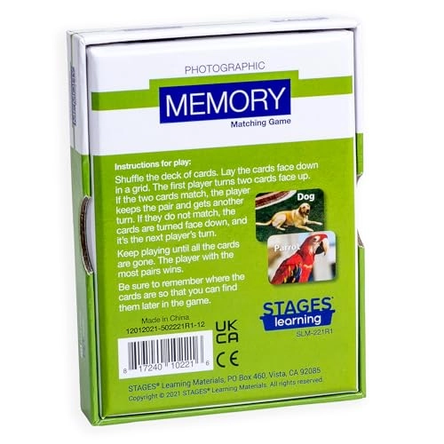 Pets Memory Card Game - 3 years and up