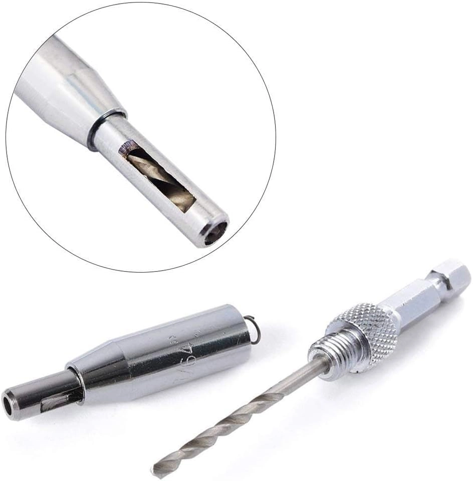 Self Centering Hinge Drill Bits Set - high-speed steel and a brass body with electroplating 4Pcs 2mm 2.8mm 3.5mm 4.5mm