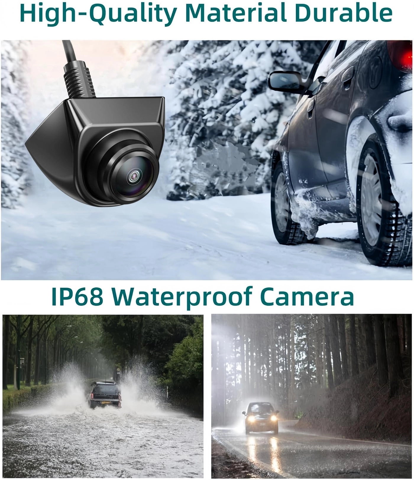 HD Backup/Front/Side View Camera - 720P