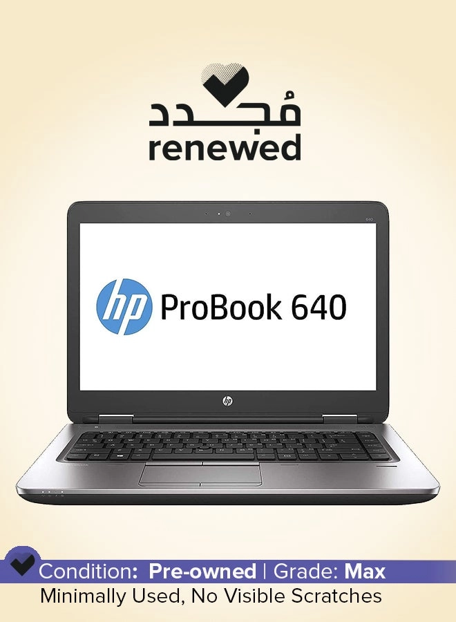(Renewed) ProBook 640 G3 - 14'' 256GB 8GB i5-7200U
