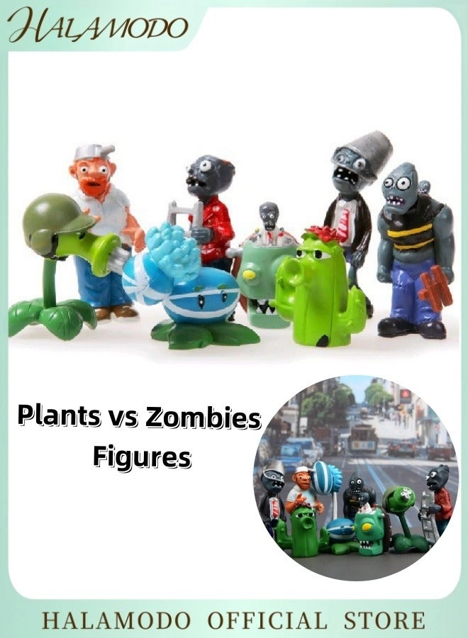 halamodo Plants vs Zombies Figures 8 pcs