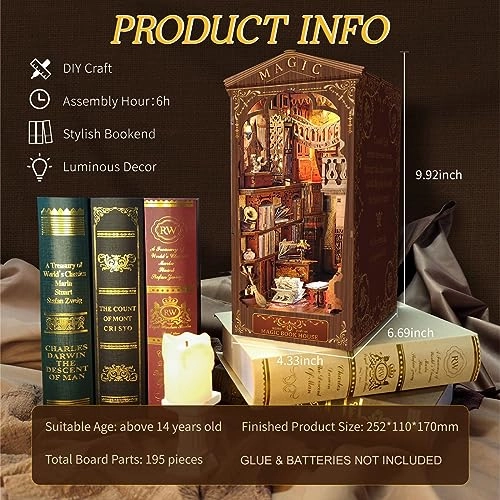 Book Nook Kit - Magic Book House