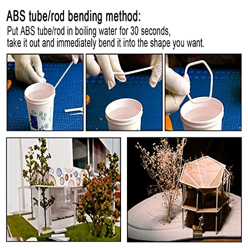 Round Bar Rods - ABS 5pcs
