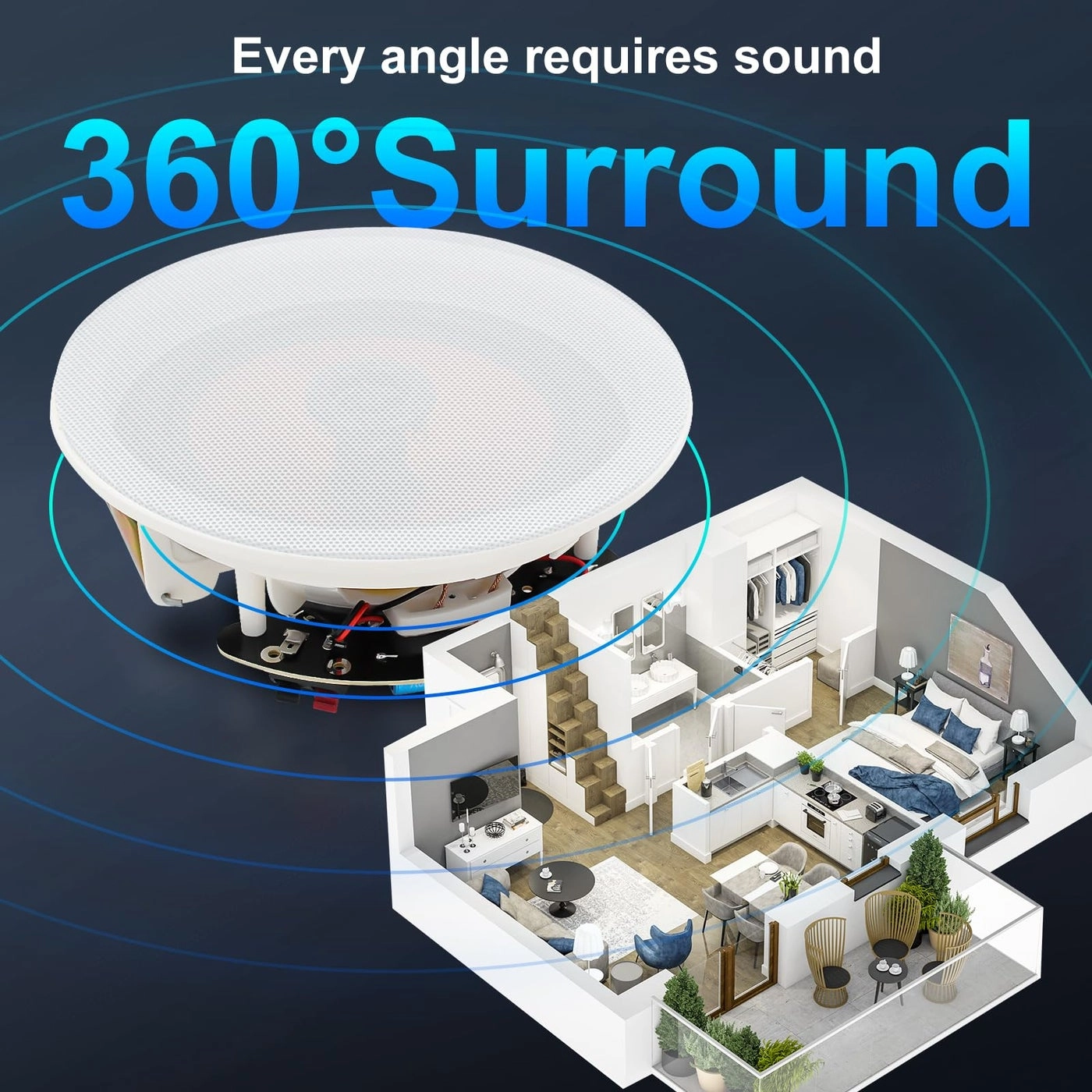 Ceiling Speakers - 600 Watts