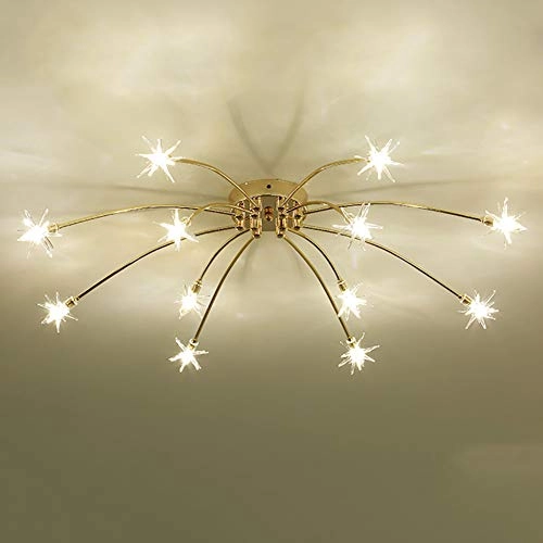 Nordic Art Stars Ceiling - G4 21 head Black and white light
