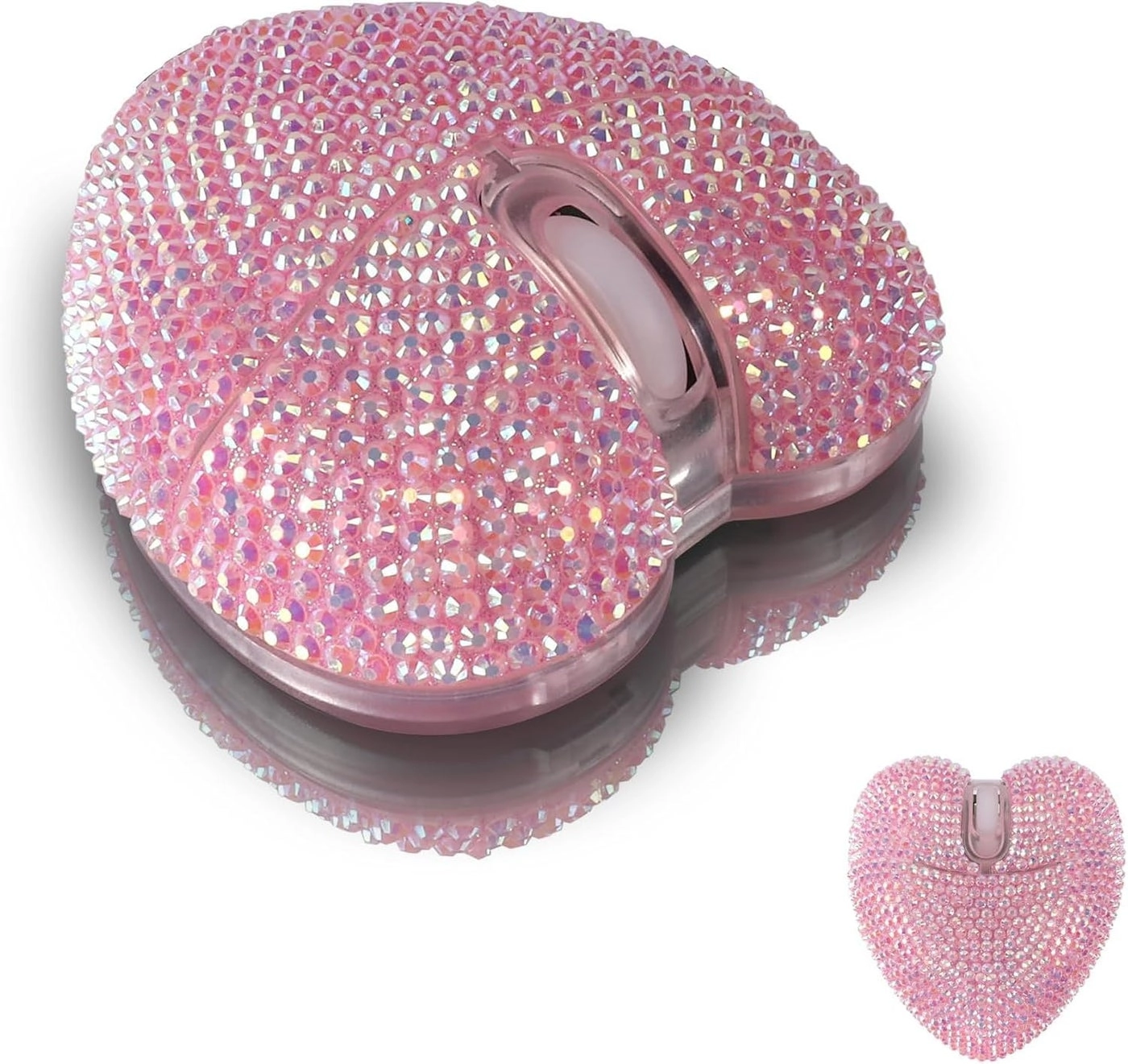 Heart-Shaped Wireless Mouse - Bluetooth USB