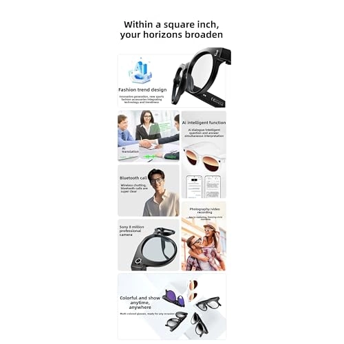 AI Smart Glasses - Real Time Translation Voice Assistant