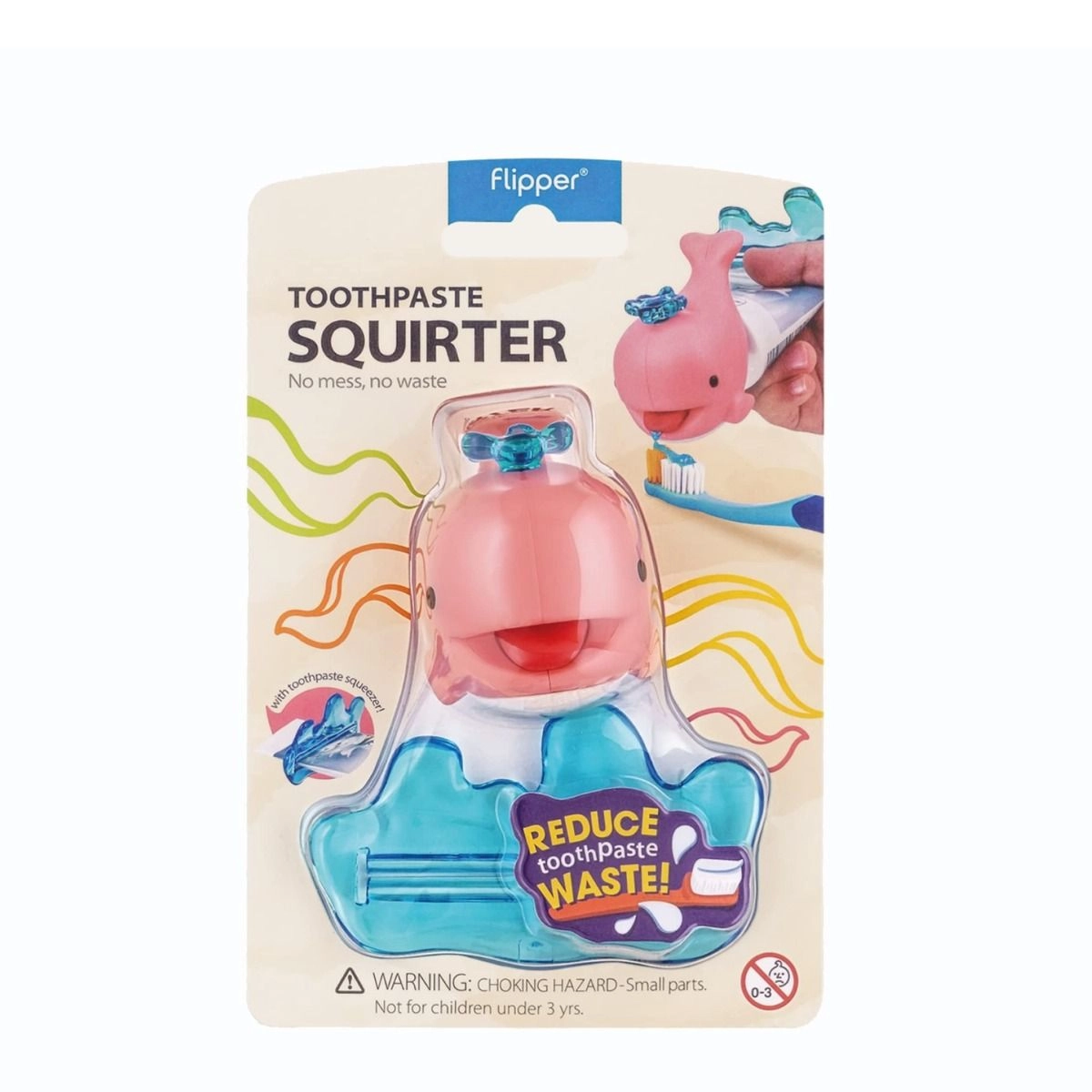 Toothbrush Cover + Soft Bristle Toothbrush - Kids + Toothpaste Tube Squeezer