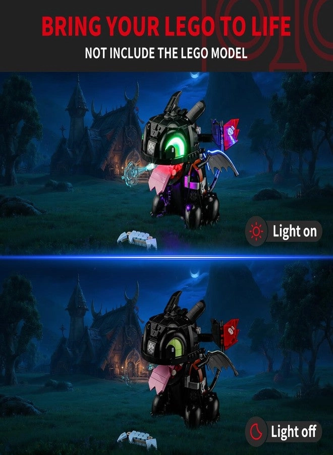 Light Kit for LEGO How to Train Your Dragon: Toothless 10375 - LED Lighting Compatible