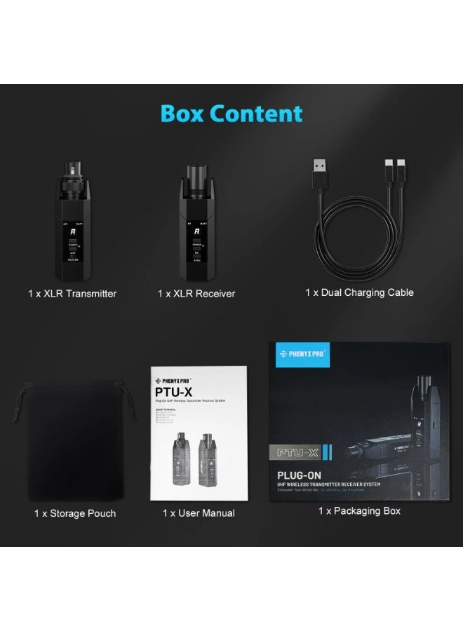 PTU-X - 16 UHF Frequencies