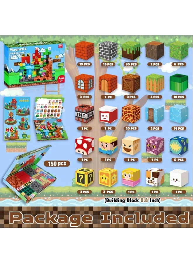 Magnetic Blocks - 150 pcs