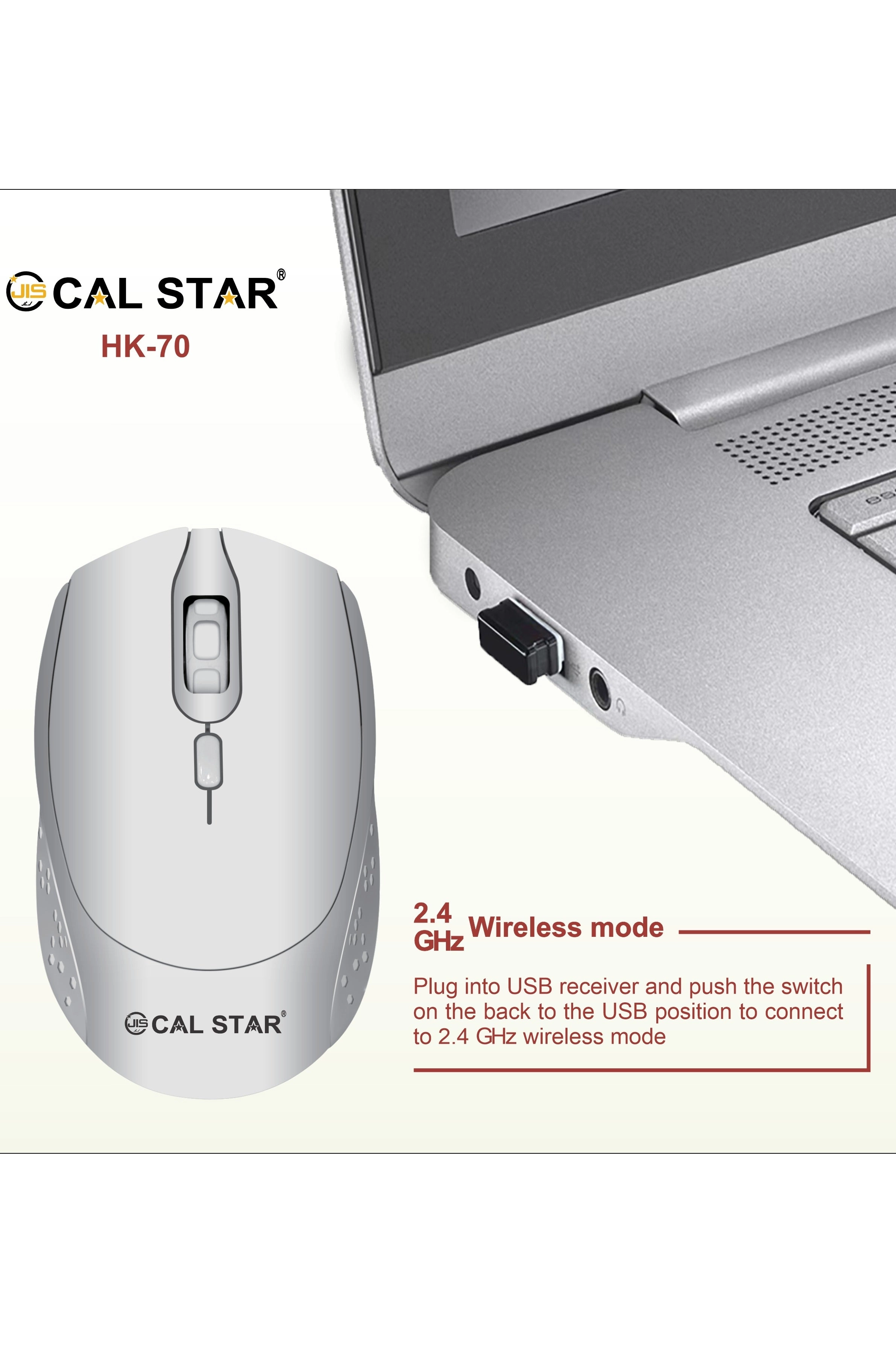 HK-70 Wireless Mouse - Wireless