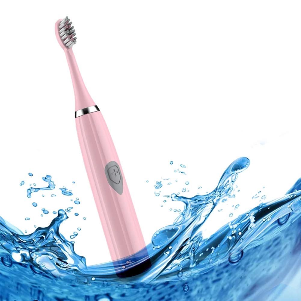 Sonic electric toothbrush - IPX7 USB rechargeable 3 brush heads