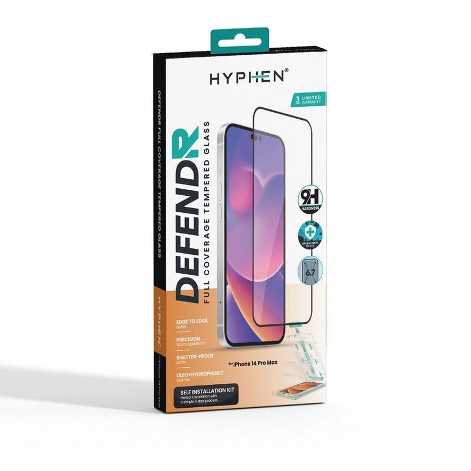 Defendr Full Coverage Screen Protector - iPhone 14 Pro Max