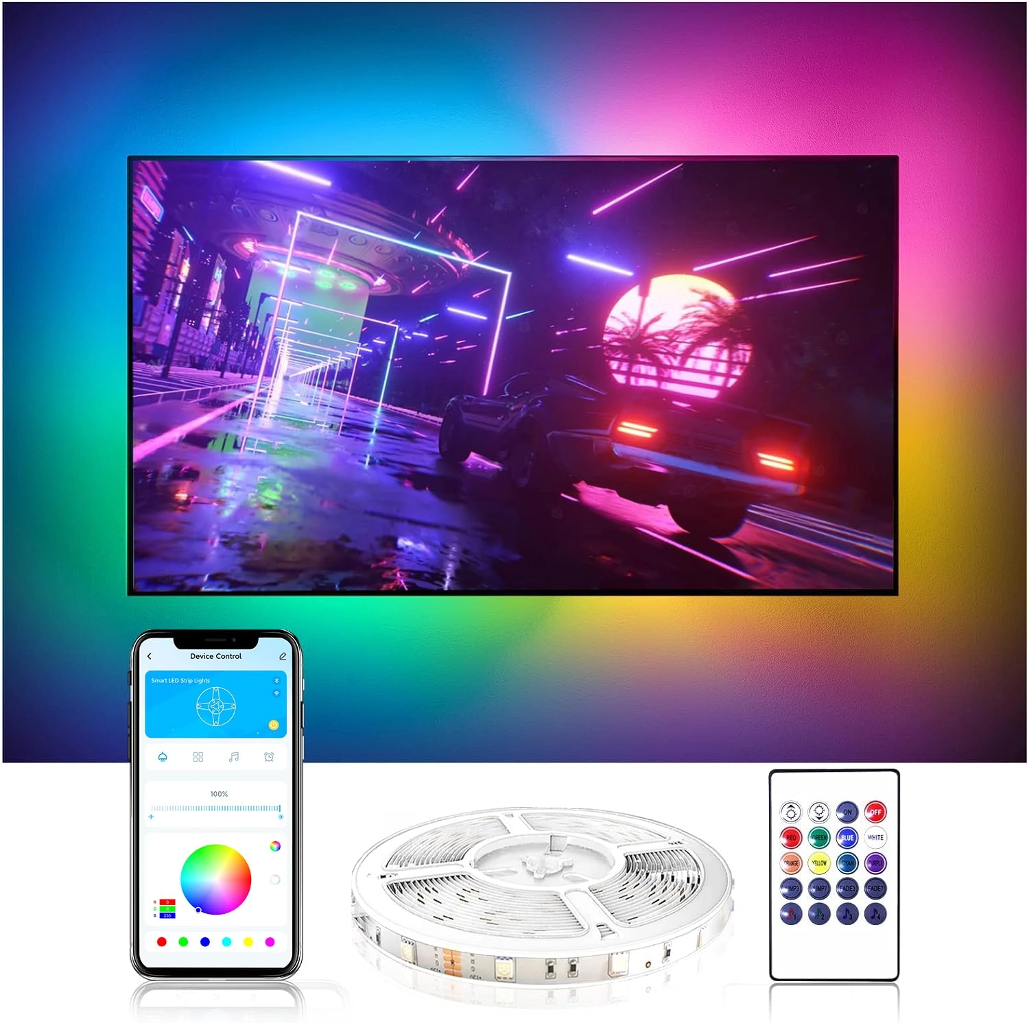 LED Lights for TV - 15ft