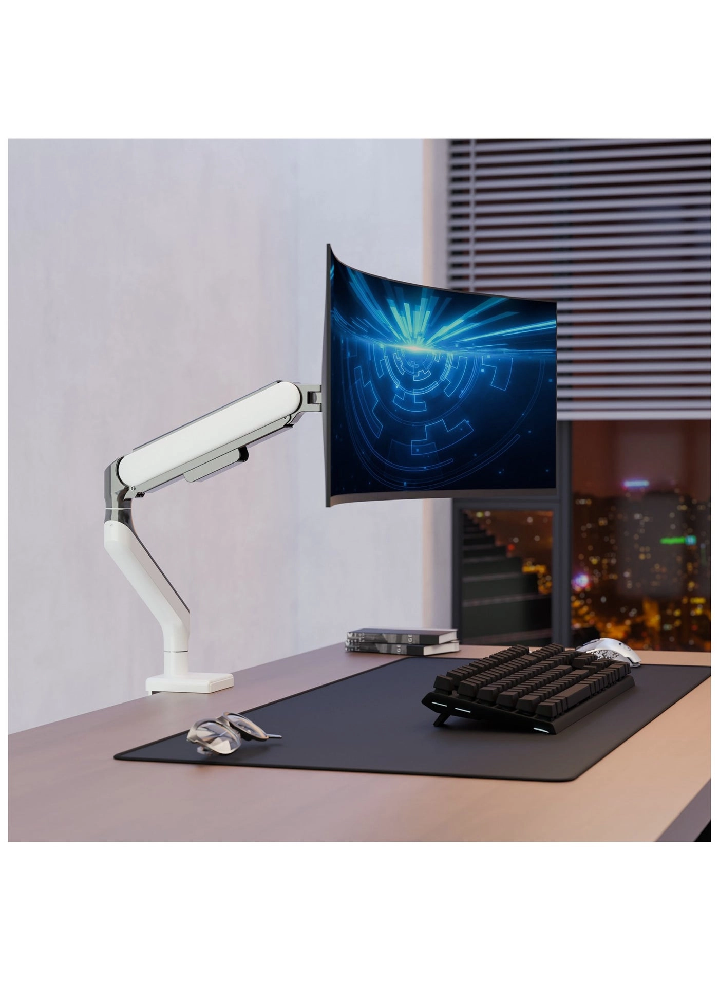 Single Monitor Arm - Single 17〜49inch 75*75mm 100*100mm