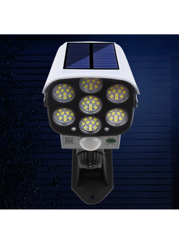 Remote Solar Motion Sensor Lamp - walls fences posts
