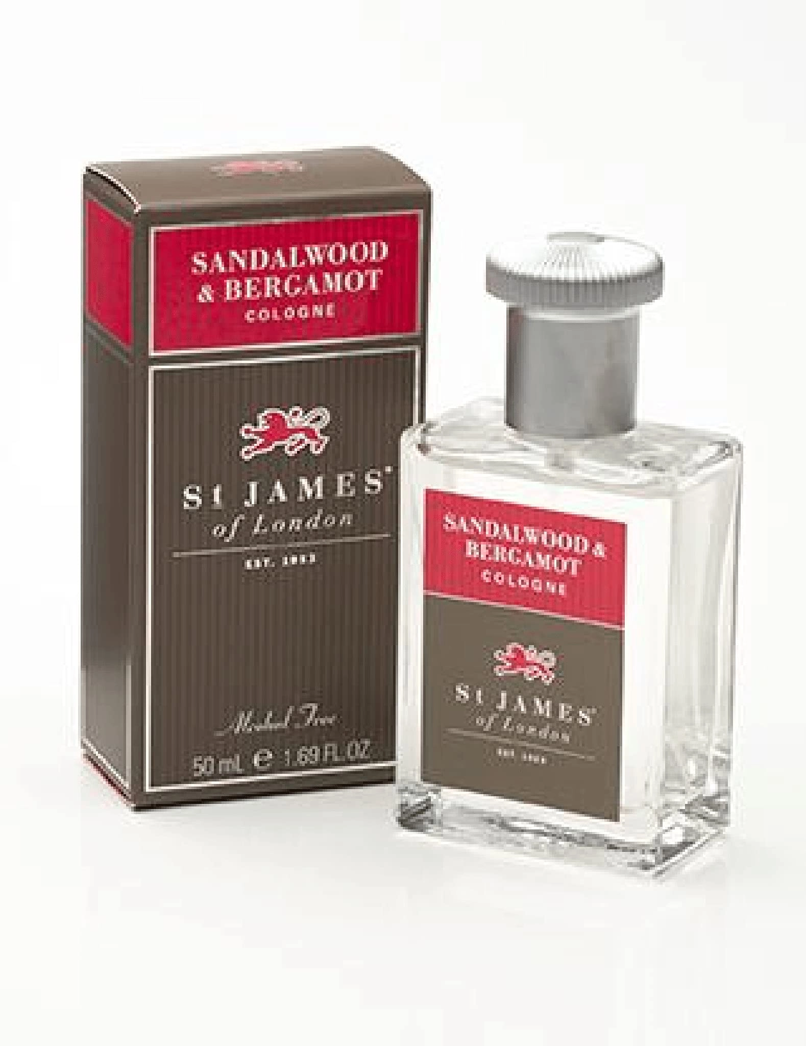 St James of London Sandalwood and Bergamot Cologne - 50ml