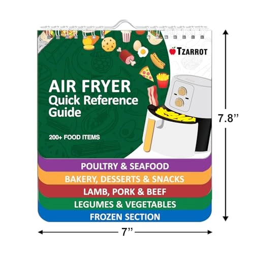 Air Fryer Cheat Sheet Magnet - Plastic Paper