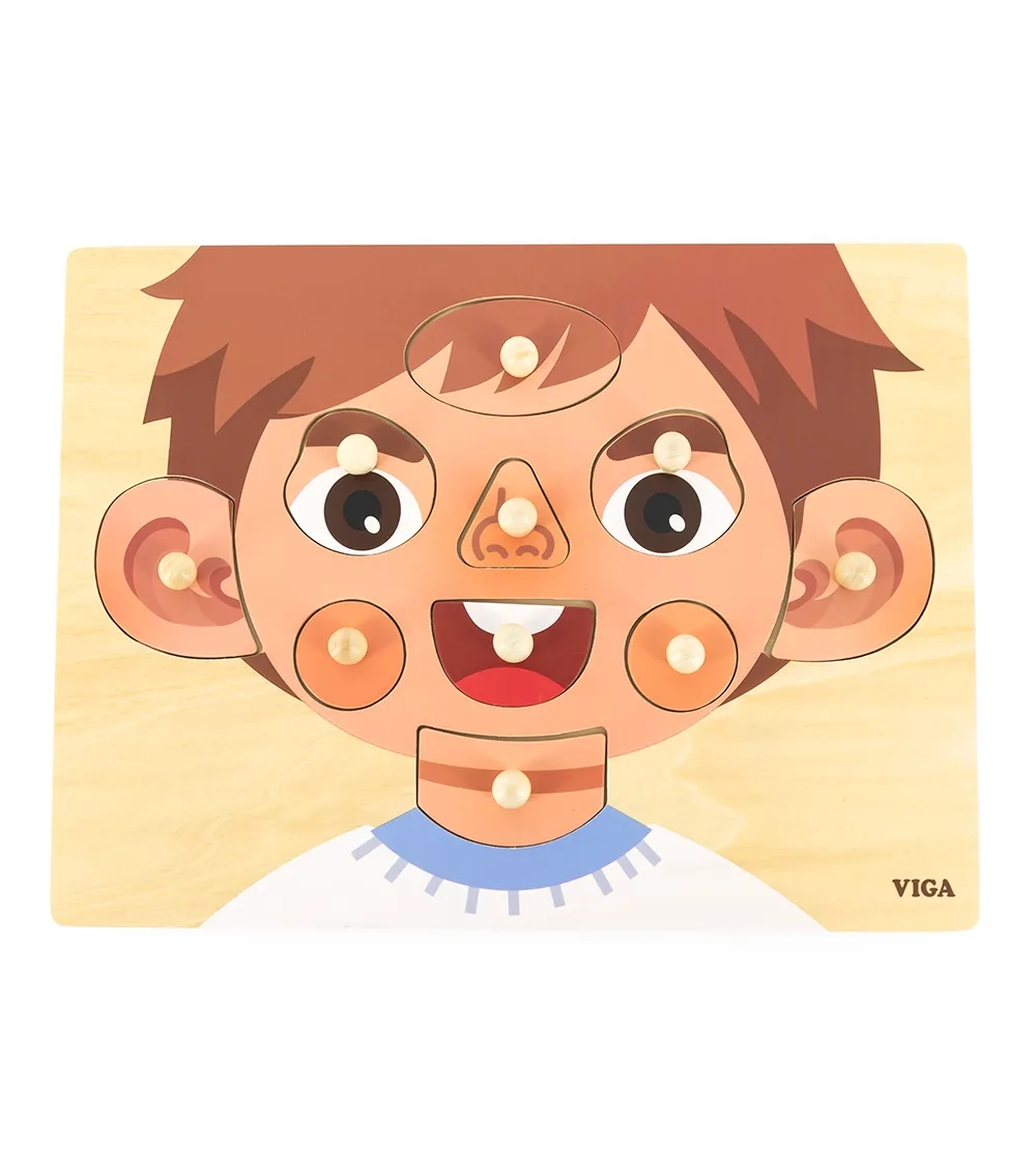 Body Parts Puzzle-Boy - 3 + 7 pcs