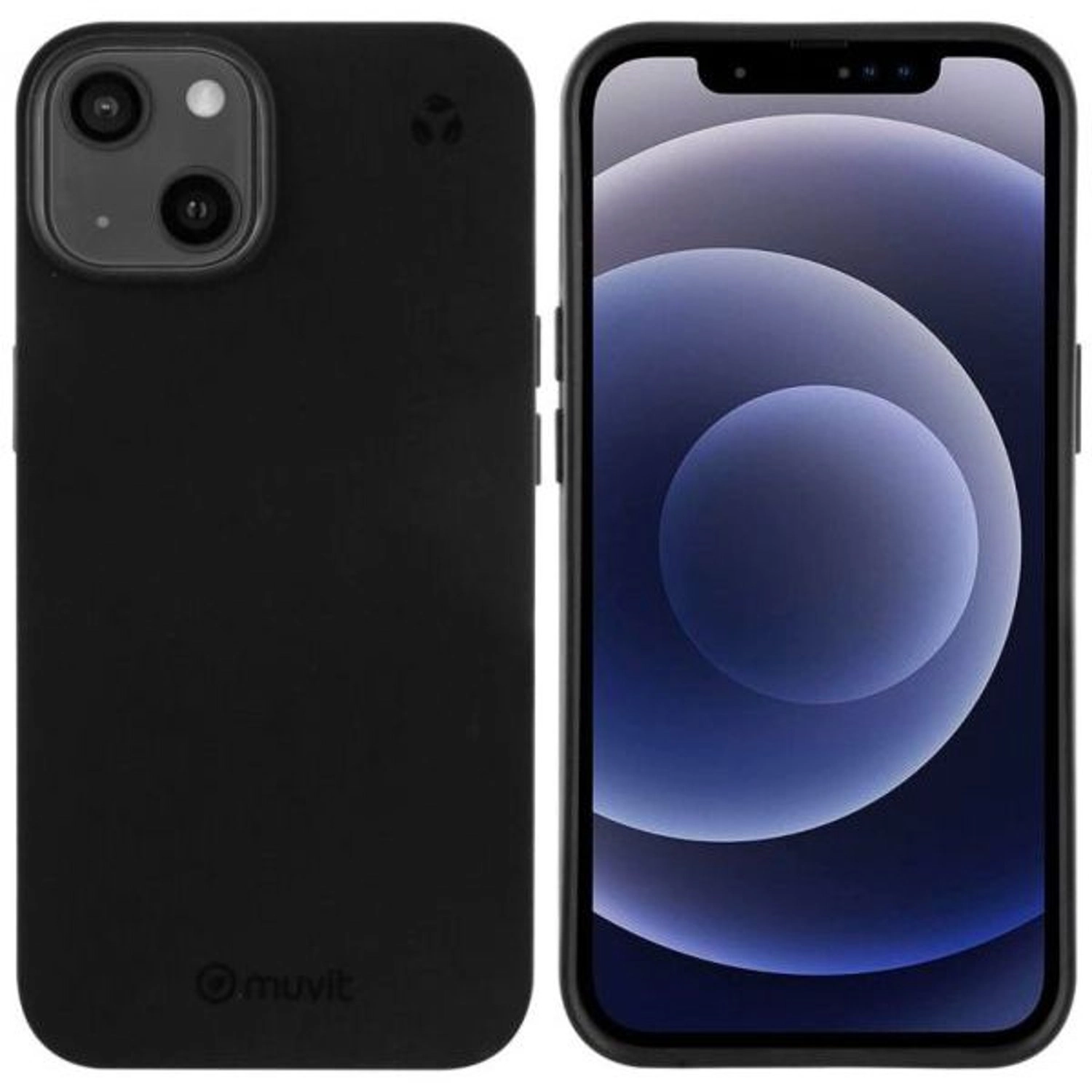 Muvit Recycletek Soft Case Back Case for Apple iPhone 13