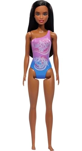 Fashion & Beauty Beach Doll - Purple Swimsuit Ages 3+