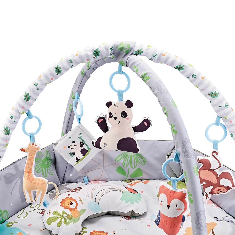 Oval Jungle Friends Playmat - 0 month