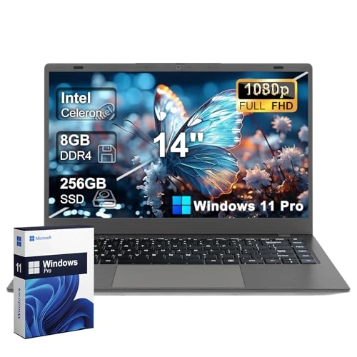 14 Celeron Laptop - 14'' 256GB 8GB Celeron N4000