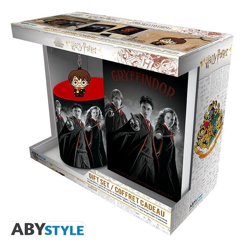 ABYstyle Harry Potter Mug - 320 ml + Harry Potter Keyring + Harry Potter Notebook