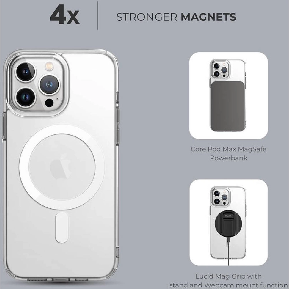 Magsafe Safety Phone Case - Crystal Clear for Apple Iphone 15