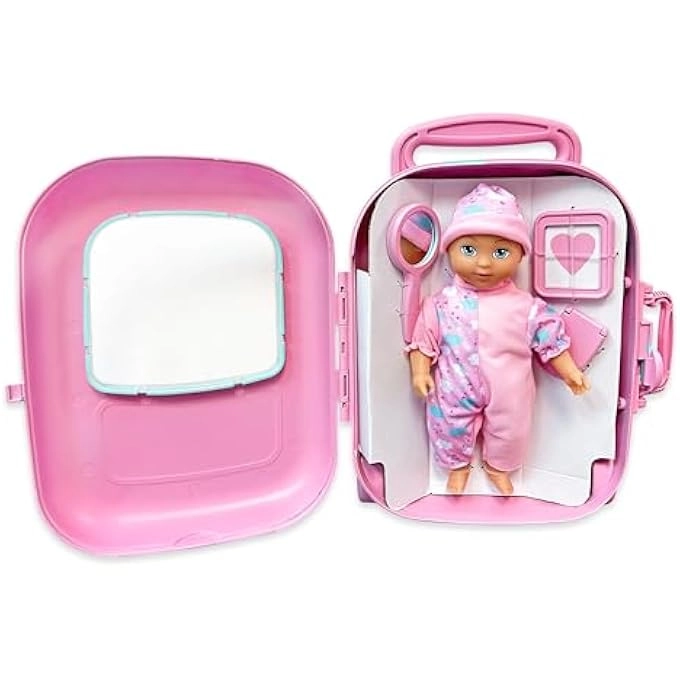 GIRL WITH TROLLEY - 28CM
