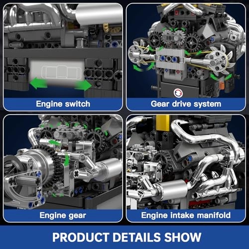 V12 Engine - 12-Cylinder Model Kit