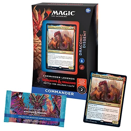 Draconic Dissent - 100-card + Collector Booster Sample Pack - 2-card