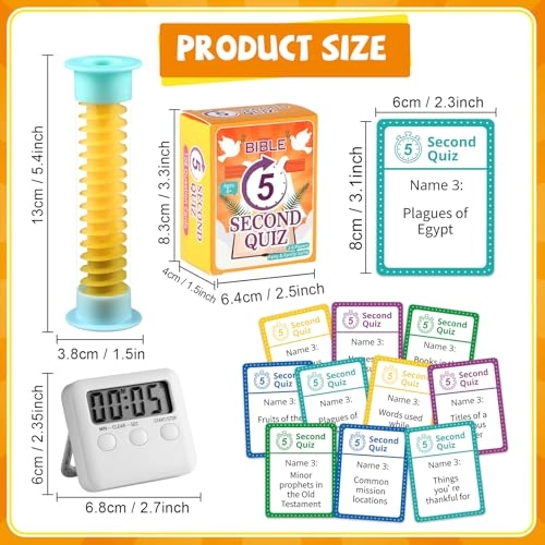 Bible 5 Second Game - Card Game