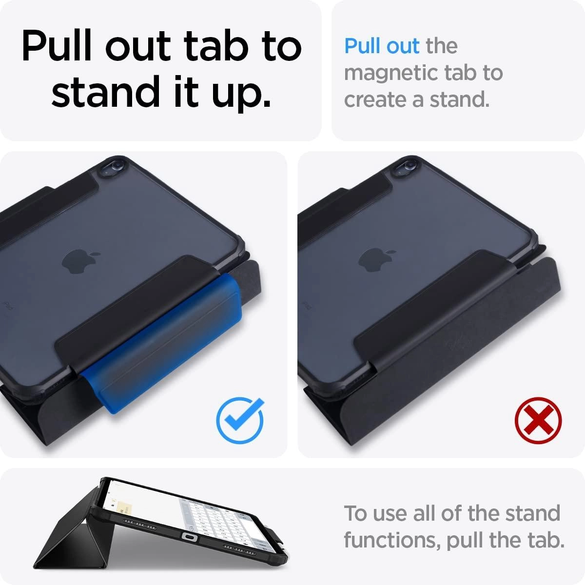 Spigen Hybrid Case with Apple Pencil Storage for iPad 10.2-inch (9th Generation, 2021) / iPad 8th Generation (2020) / iPad 7th Generation (2019)