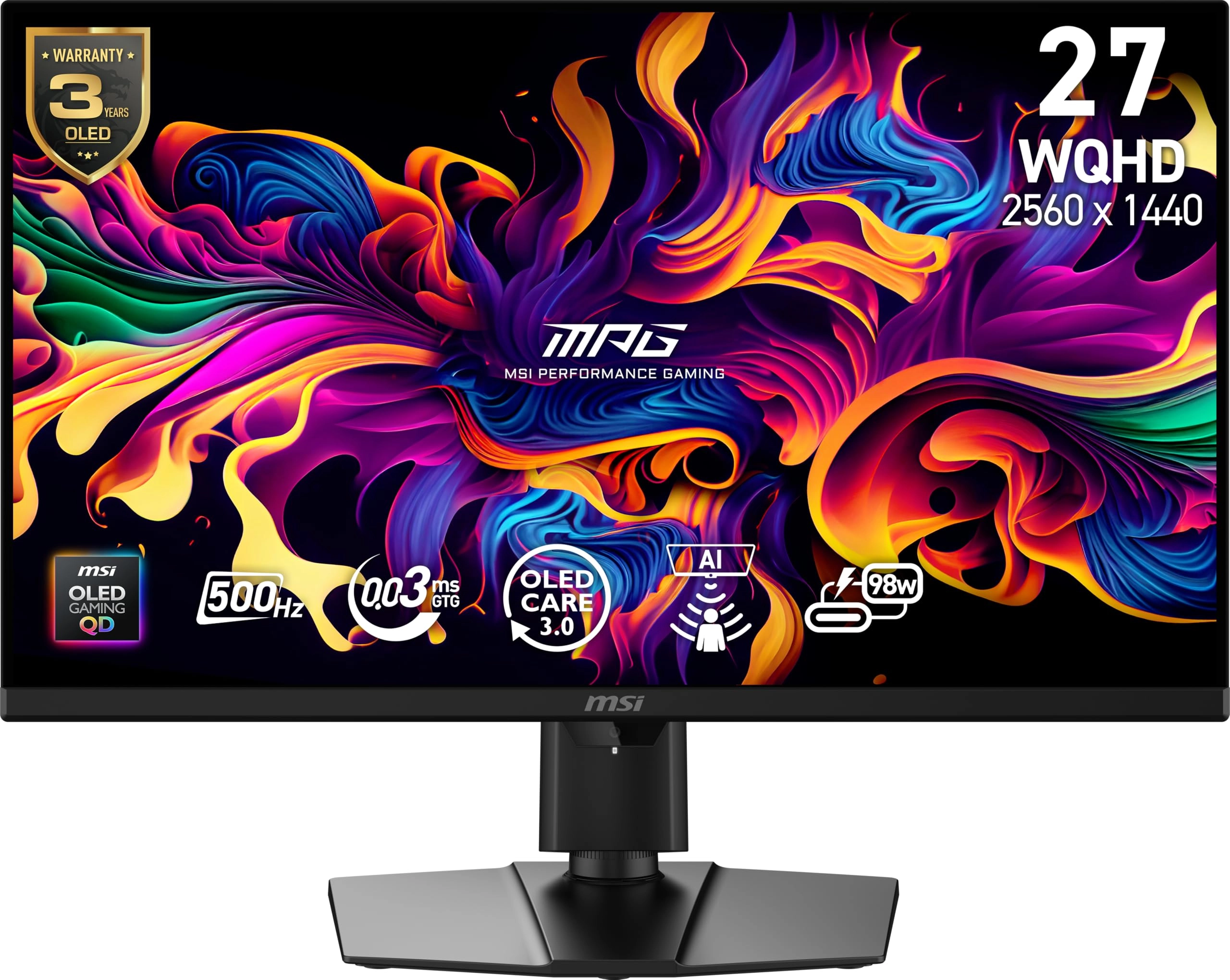 MSI MPG 271QR QD-OLED X50 - 2560 x 1440 27-inch